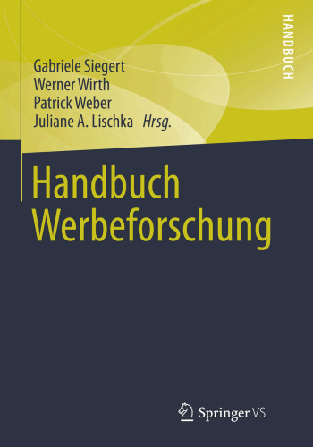 Handbuch Werbeforschung