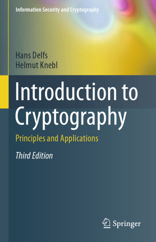 Introduction to Cryptography: Principles and Applications