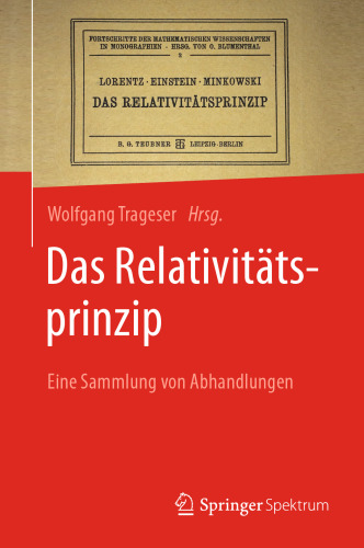 Das Relativitätsprinzip: Eine Sammlung von Abhandlungen