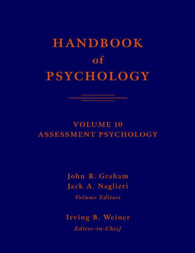 Handbook of psychology. Assessment psychology