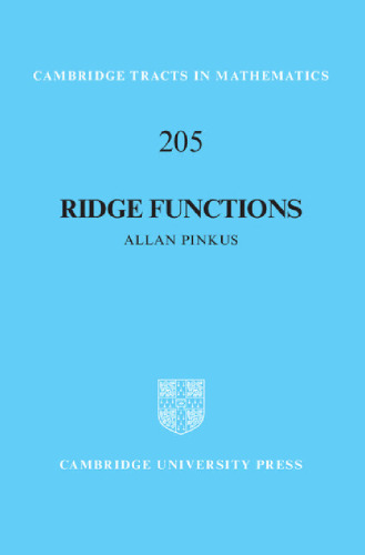 Ridge Functions