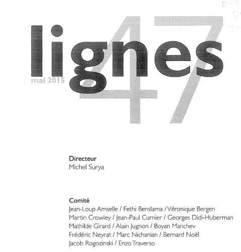 Revue Lignes N47