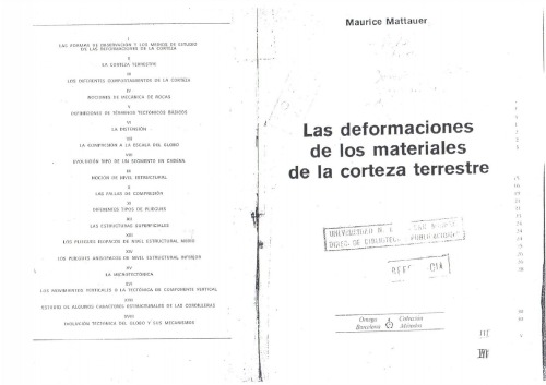 Las deformaciones de los materiales de la corteza terrestre