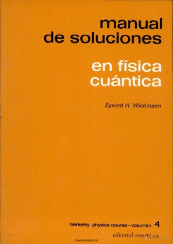 Manual de soluciones de física cuántica