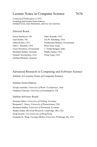 Algorithms and Computation: 23rd International Symposium, ISAAC 2012, Taipei, Taiwan, December 19-21, 2012. Proceedings