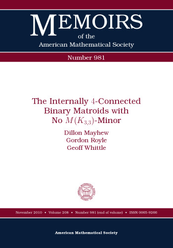 The internally 4-connected binary matroids with no M(K_{3,3})-minor