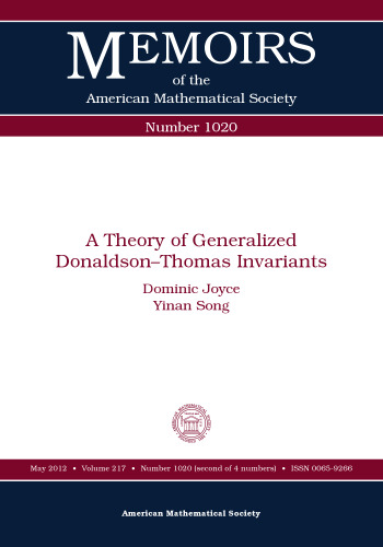 A theory of generalized Donaldson-Thomas invariants