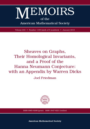 Sheaves on graphs, their homological invariants, and a proof of the Hanna Neumann conjecture