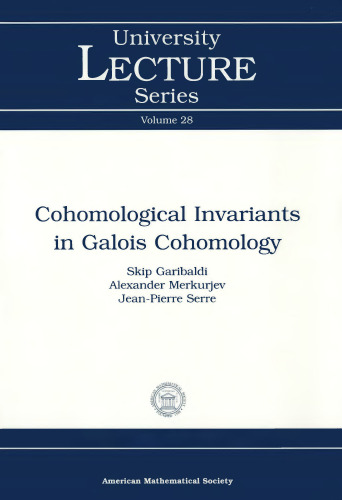 Cohomological invariants in Galois cohomology