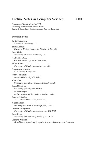 Integer Programming and Combinatorial Optimization: 14th International Conference, IPCO 2010, Lausanne, Switzerland, June 9-11, 2010, Proceedings ... Computer Science and General Issues)