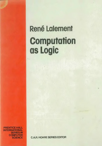 Computation as logic