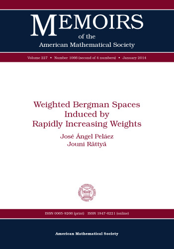 Weighted Bergman spaces induced by rapidly increasing weights