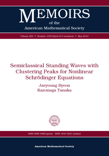 Semiclassical standing waves with clustering peaks for nonlinear Schrodinger equations