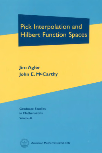 Pick interpolation and Hilbert function spaces