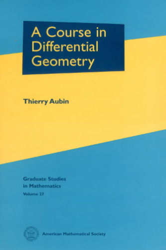 A course in differential geometry