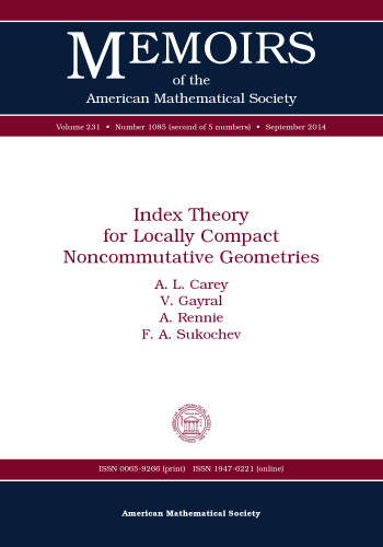 Index theory for locally compact noncommutative geometries