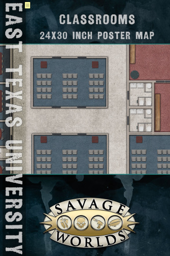 Savage Worlds: East Texas University Maps: Classrooms