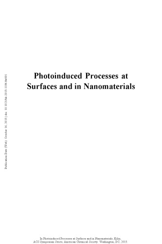 Photoinduced processes at surfaces and in nanomaterials