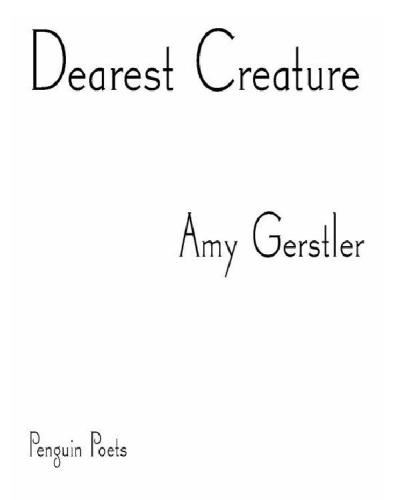 Dearest creature