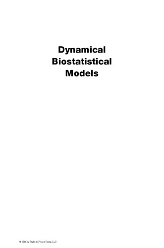 Dynamical biostatistical models