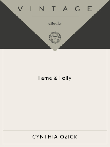 Fame & folly : essays