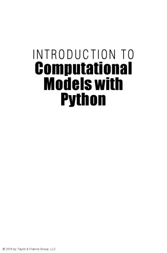 Introduction to computational models with Python