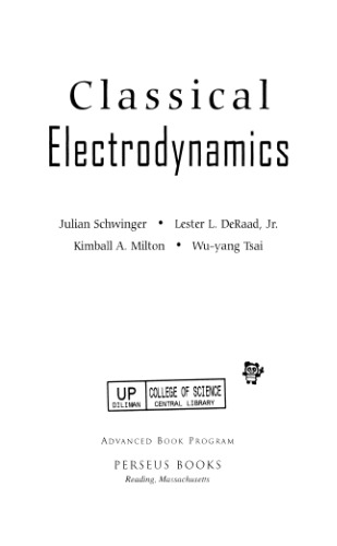 Classical electrodynamics