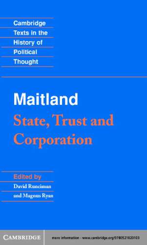 Maitland: State, Trust and Corporation