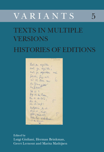 Texts in multiple versions : histories of editions