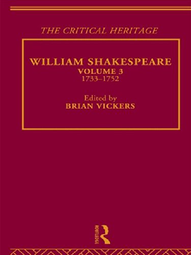 William Shakespeare Volume 3 1733-1752