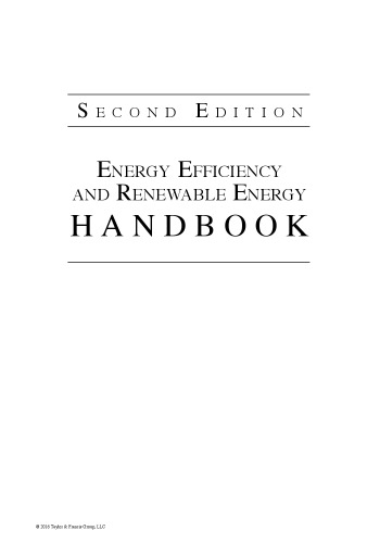 Energy Efficiency and Renewable Energy Handbook