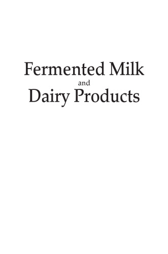 Fermented Milk and Dairy Products