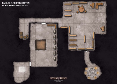 Pathfinder Module: Feast of Dust Poster Map