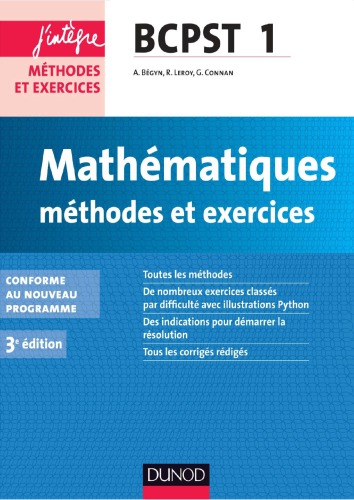 Mathématiques - Méthodes et Exercices BCSPT 2e année