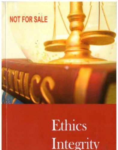 Ethics Integrity Aptitude