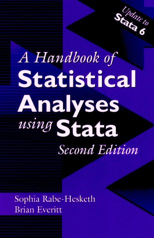 A handbook of statistical analyses using Stata