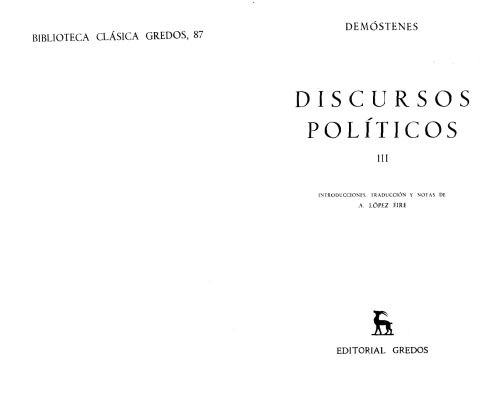 Discursos Politicos 3 / Political speeches