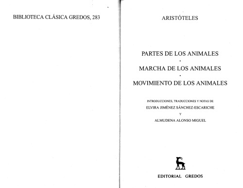 Partes de los animales / Parts of Animals: Marcha De Los Animales, Movimiento De Los Animales