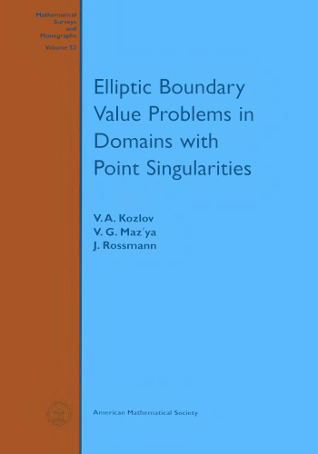 Elliptic Boundary Value Problems in Domains with Point Singularities