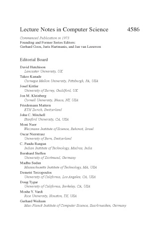 Information Security and Privacy: 12th Australasian Conference, ACISP 2007, Townsville, Australia, July 2-4, 2007. Proceedings