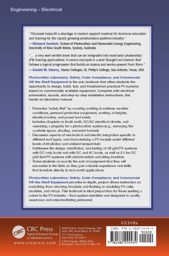 Photovoltaic laboratory : safety, code-compliance, and commercial off-the-shelf equipment