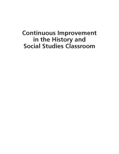 Continuous Improvement in the History and Social Studies Classroom