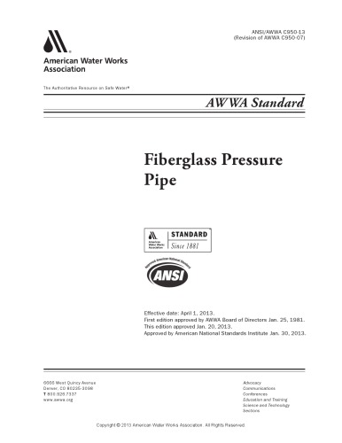 Fiberglass pressure pipe