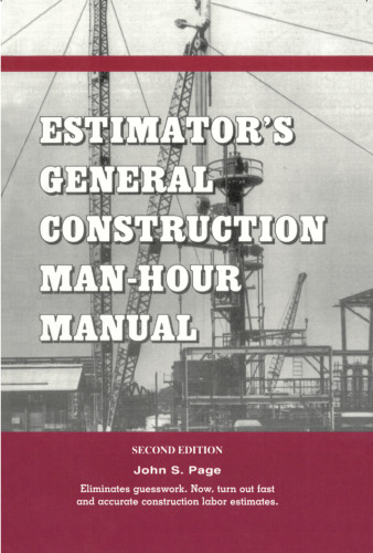 Estimator's general construction man-hour manual