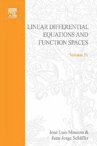 Linear differential equations and functions spaces