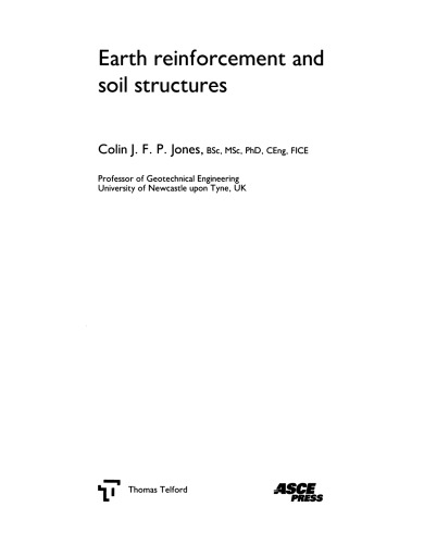 Earth Reinforcement and Soil Structures