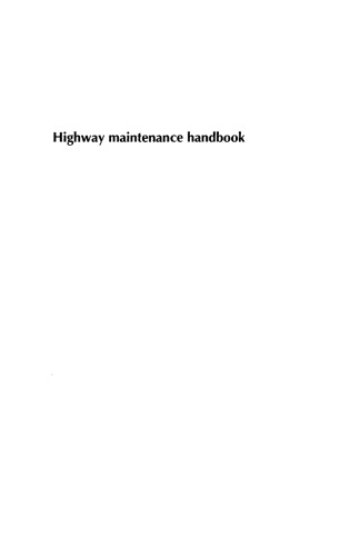 Highway Maintenance Handbook, 2nd Edition