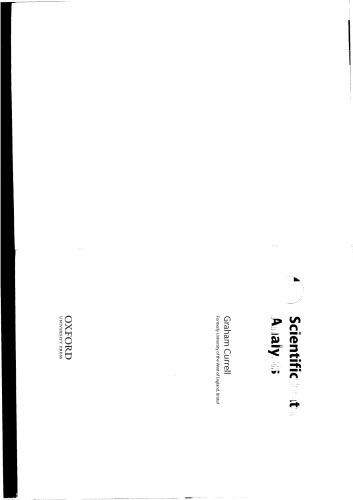 Scientific Data Analysis