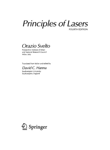 Principles of lasers