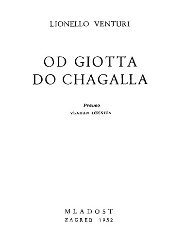 Od Giotta do Chagalla